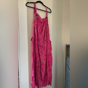 Pink overall dress 3x.